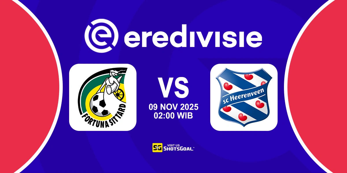 Prediksi Liga Belanda: Sittard vs Heerenveen 09 November 2025