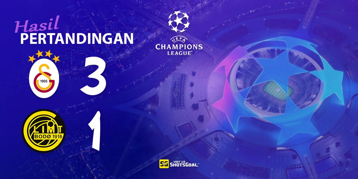 Galatasaray 3-1 Bodo/Glimt - Dua Gol Osimhen Antarkan Tiga Poin untuk Galatasaray