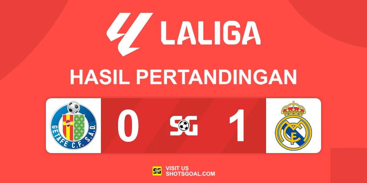 Getafe 0-1 Real Madrid - Real Madrid Jaga Peluang Juara