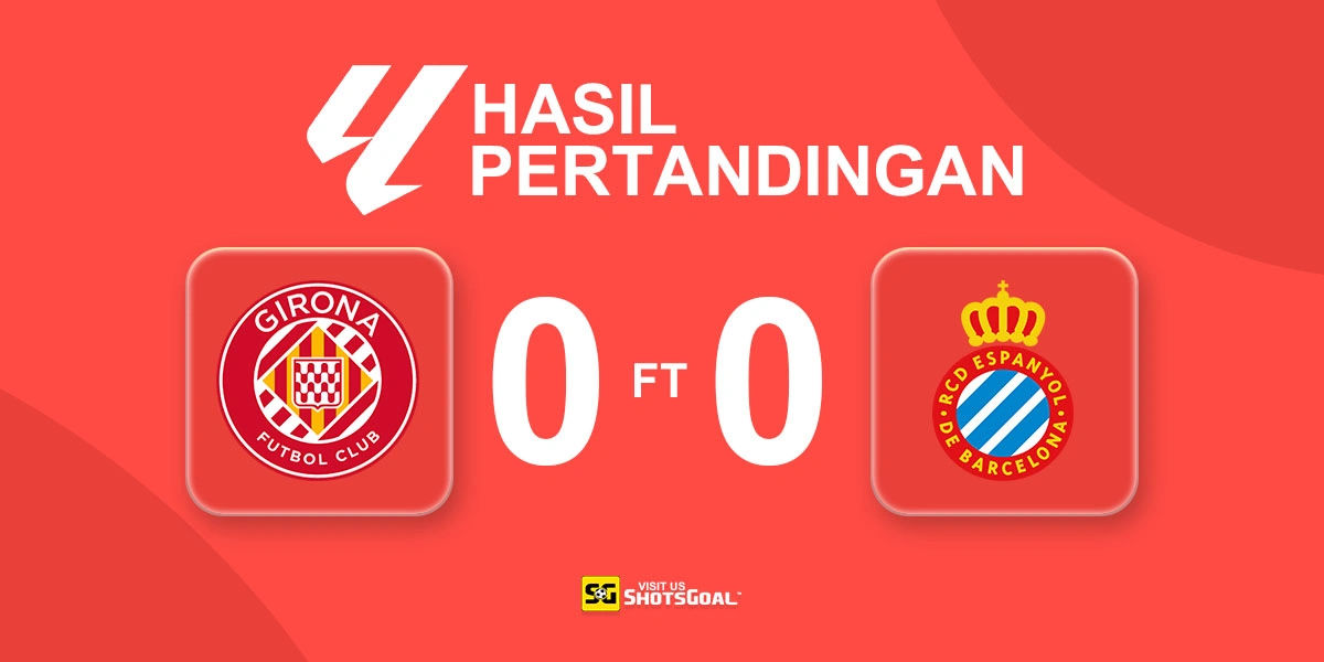 Girona 0-0 Espanyol - Tanpa Gol di Girona
