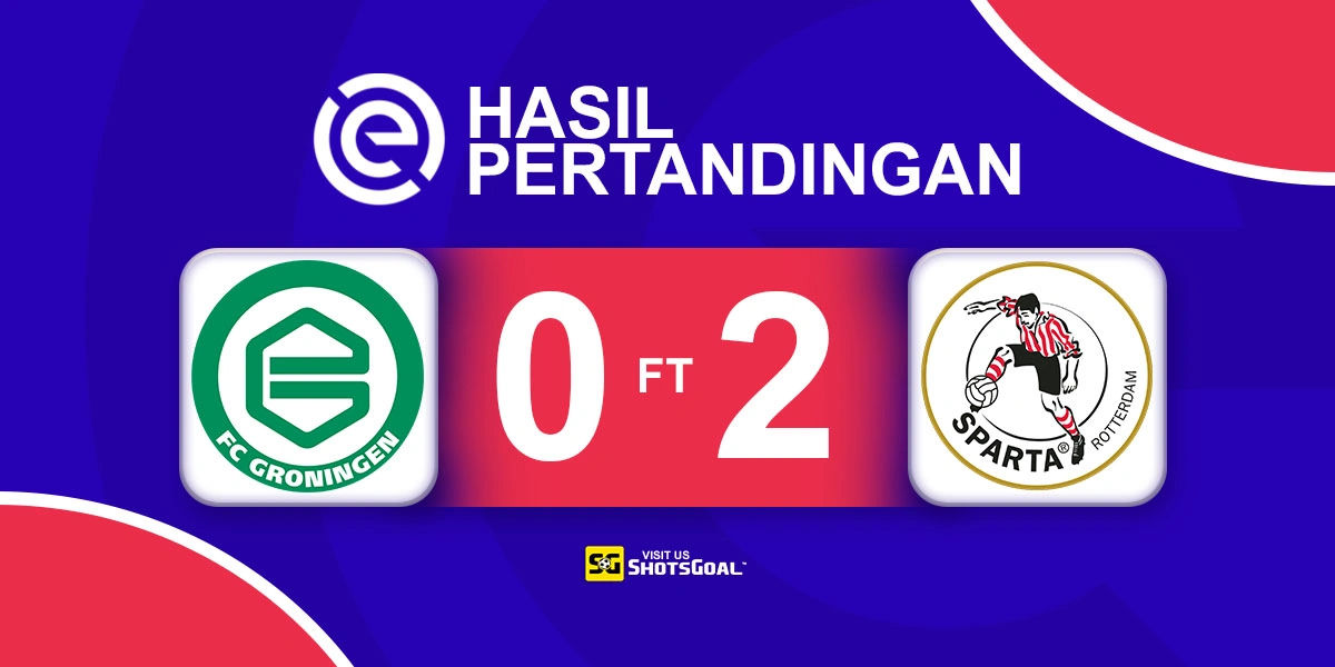 Groningen 0-2 Sparta Rotterdam - Gol Cepat dan Gol Telat Menangkan Sparta Rotterdam