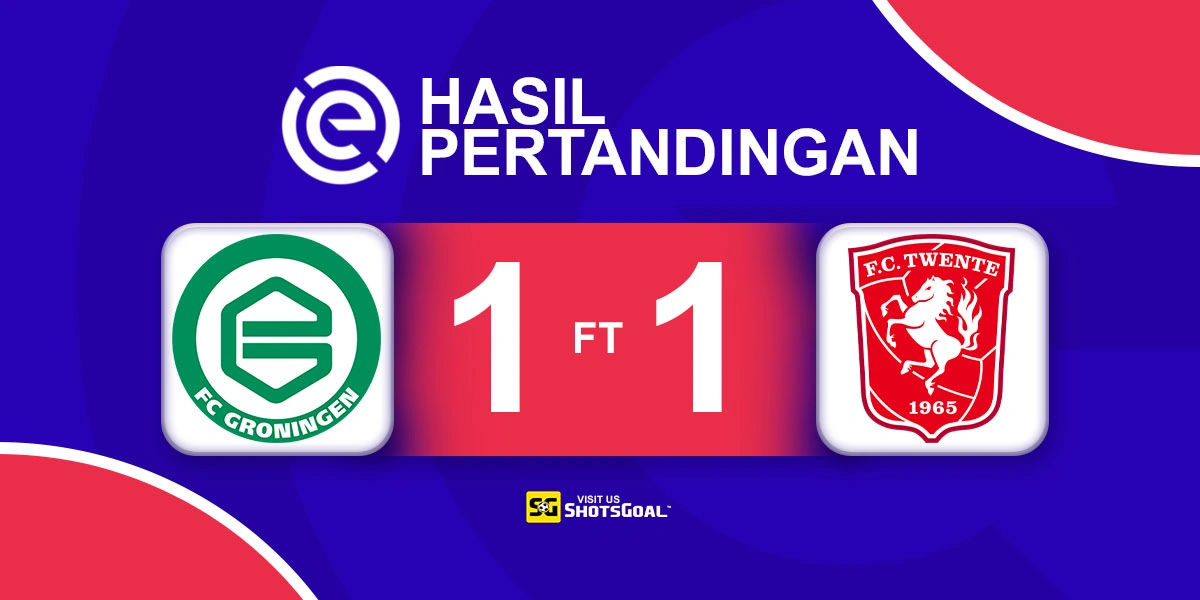 Groningen 1-1 Twente - Hasil Imbang di Stadion Euroborg