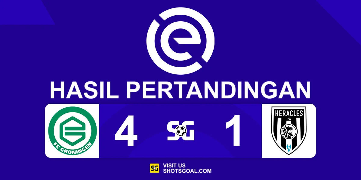 Groningen 4-1 Heracles - Groningen Menang Telak