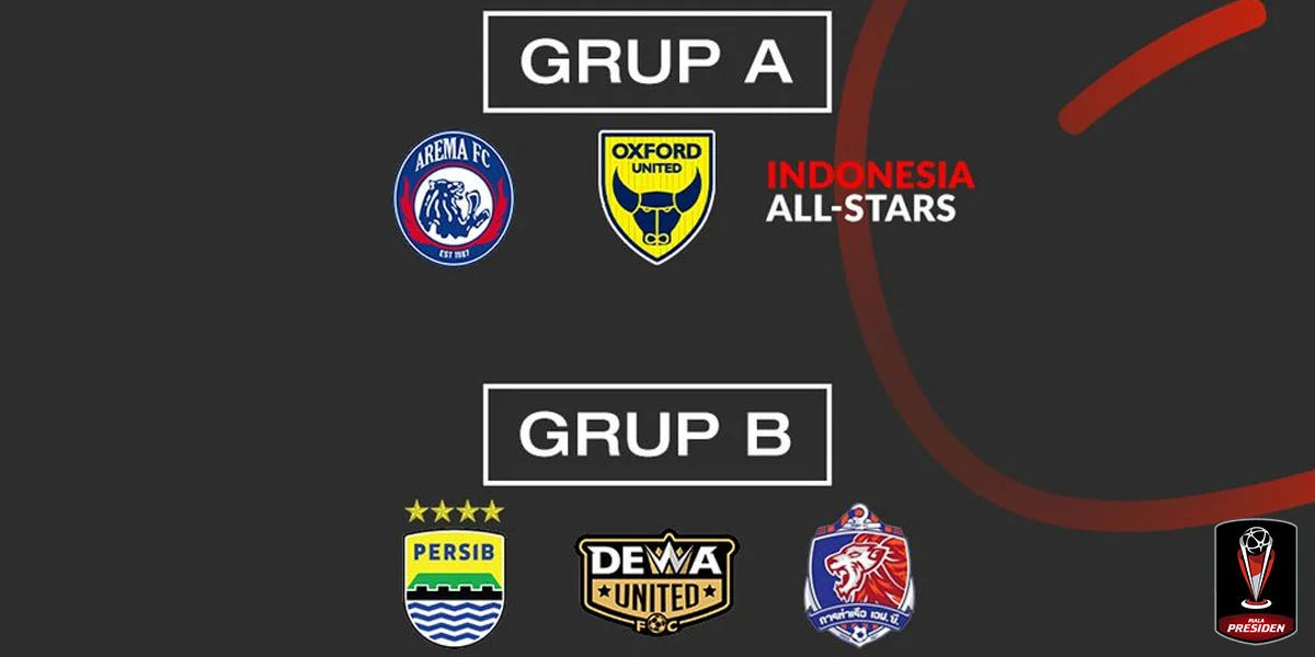 Pembagian Grup Piala Presiden 2025, Siap-Siap Seru-Seruan!