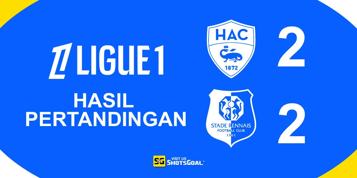 Le Havre 2-2 Rennes - Ndiaye Amankan Poin untuk Le Havre