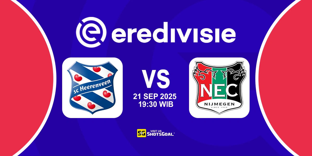 Prediksi Liga Belanda: Heerenveen vs Nijmegen 21 September 2025