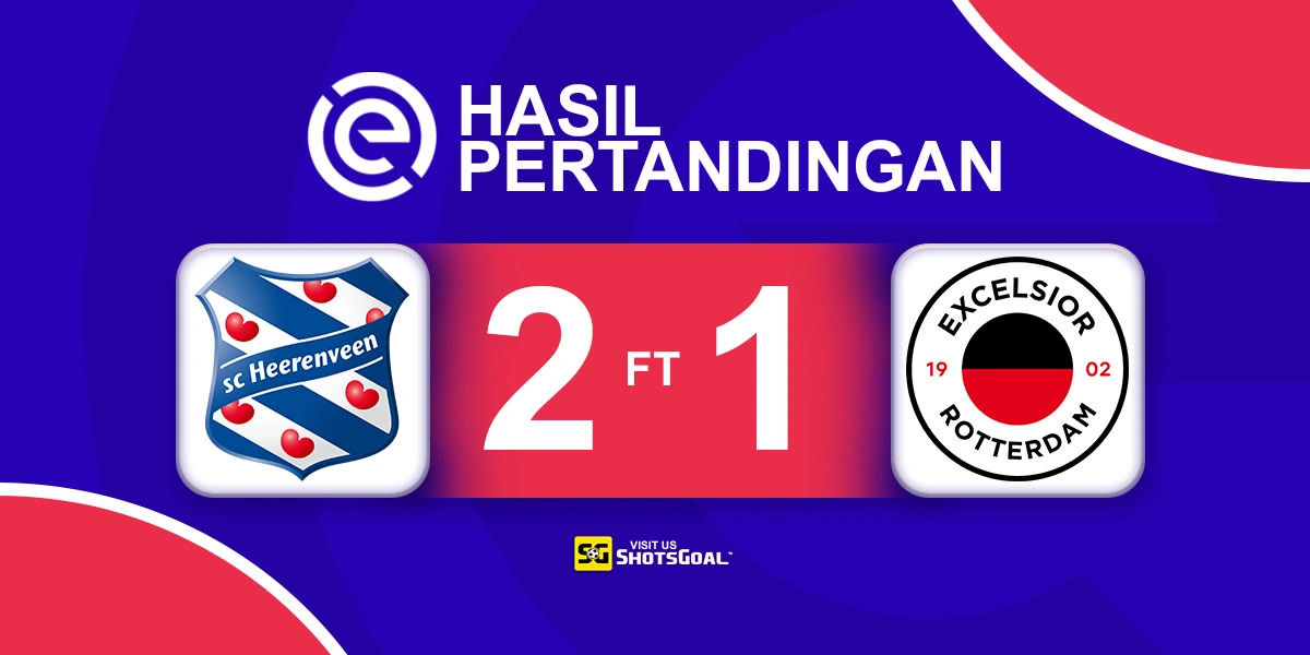 Heerenveen 2-1 Excelsior - Dua Gol Telat Menangkan Heerenveen
