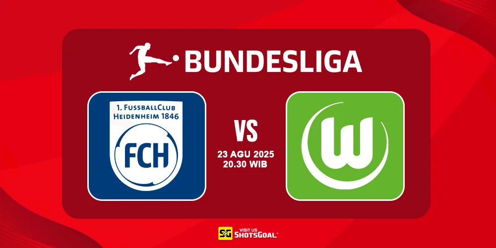 Prediksi Liga Jerman Hari Ini: Heidenheim vs Wolfsburg 23 Agustus 2025