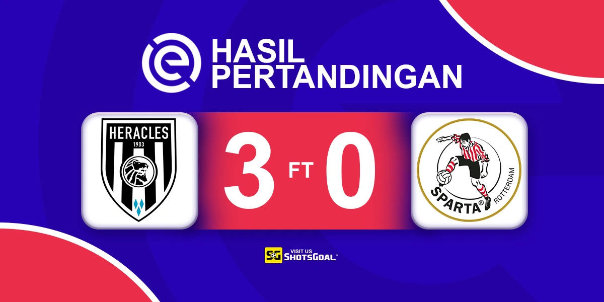 Heracles 3-0 Sparta Rotterdam - Brace Hornkamp Antarkan Tiga Poin untuk Heracles