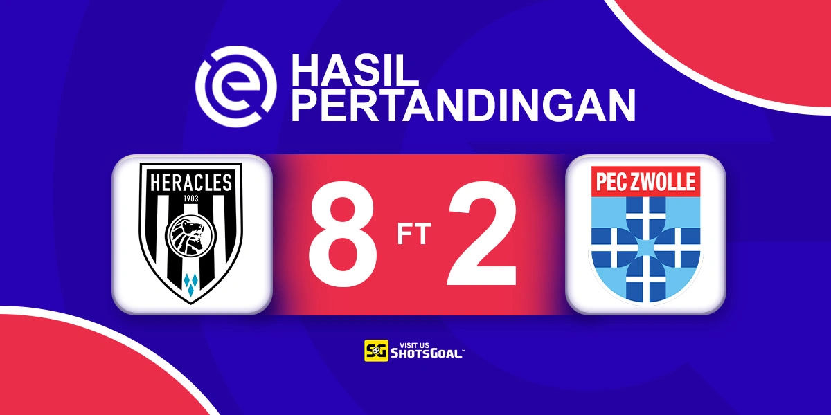 Heracles 8-2 Zwolle - Hornkamp Hat-Trick, Heracles Pesta Gol