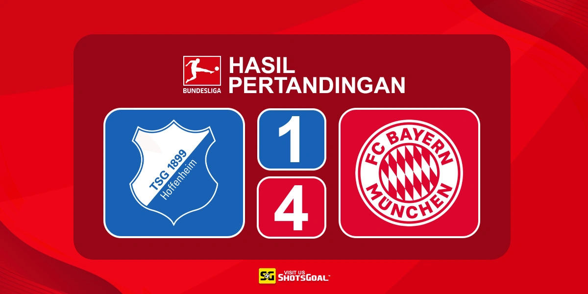 Hoffenheim 1-4 Bayern Munchen - Bayern Munchen Masih Sempurna
