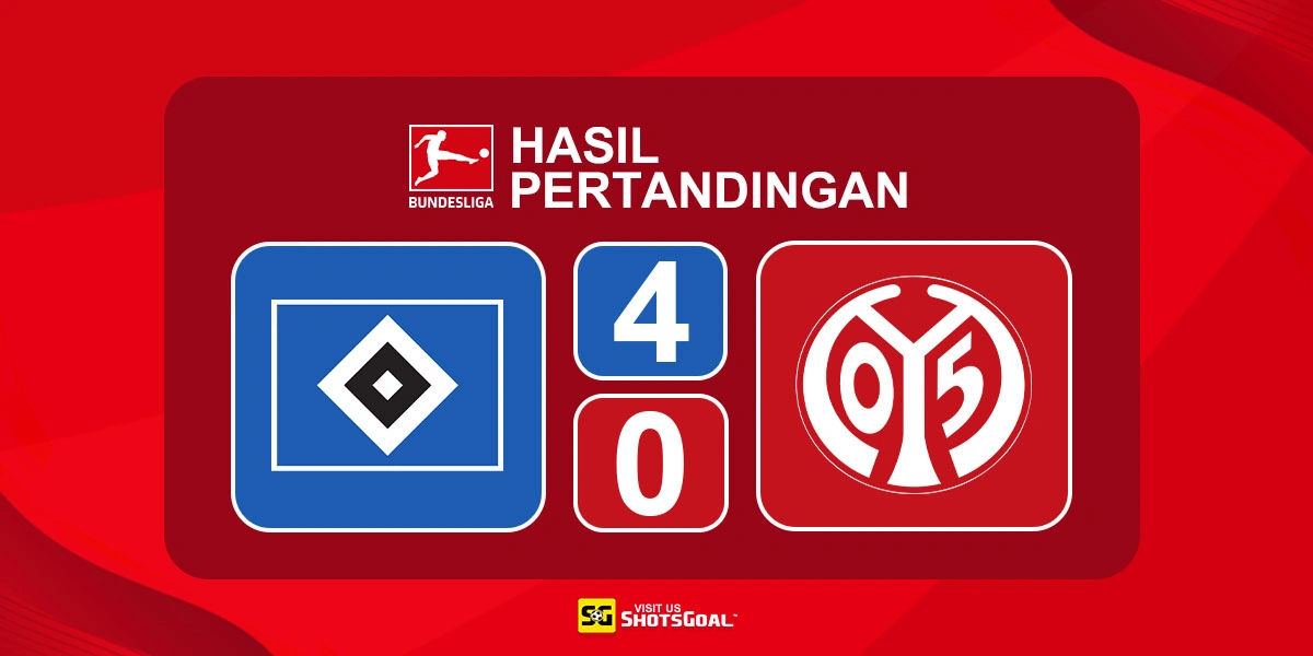 Hamburger SV 4-0 Mainz - Pembantaian Sempurna di Volksparkstadion