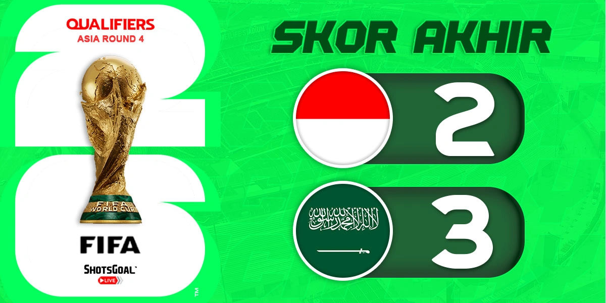 Indonesia 2-3 Arab Saudi - Drama Tiga Penalti di Jeddah