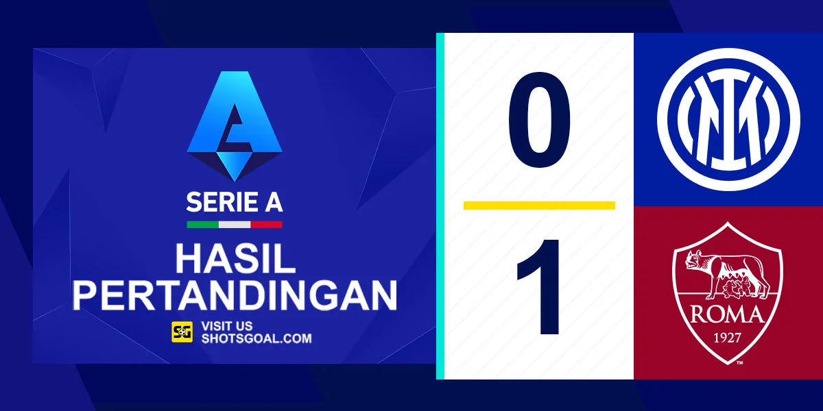 Inter 0-1 AS Roma - Inter Kehilangan Posisi Puncak