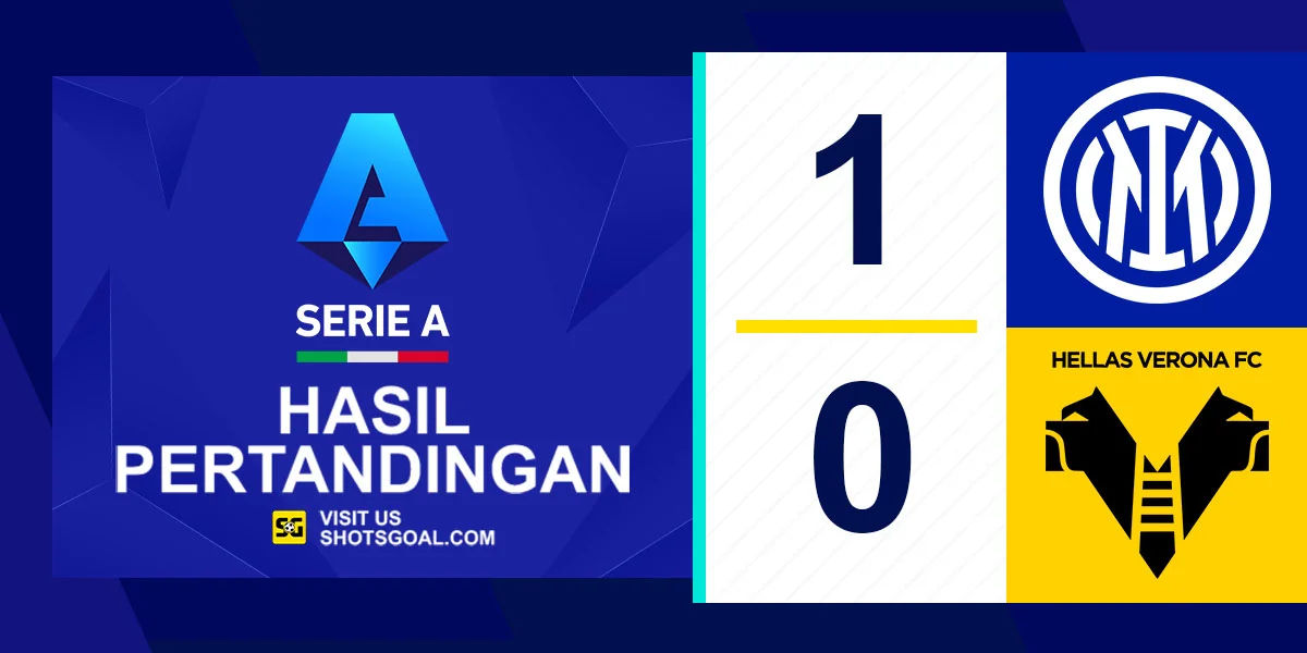 Inter 1-0 Verona - Inter Jaga Peluang Juara