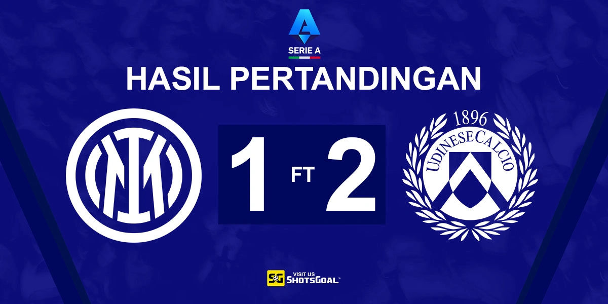 Inter 1-2 Udinese - Inter Dikejutkan Udinese