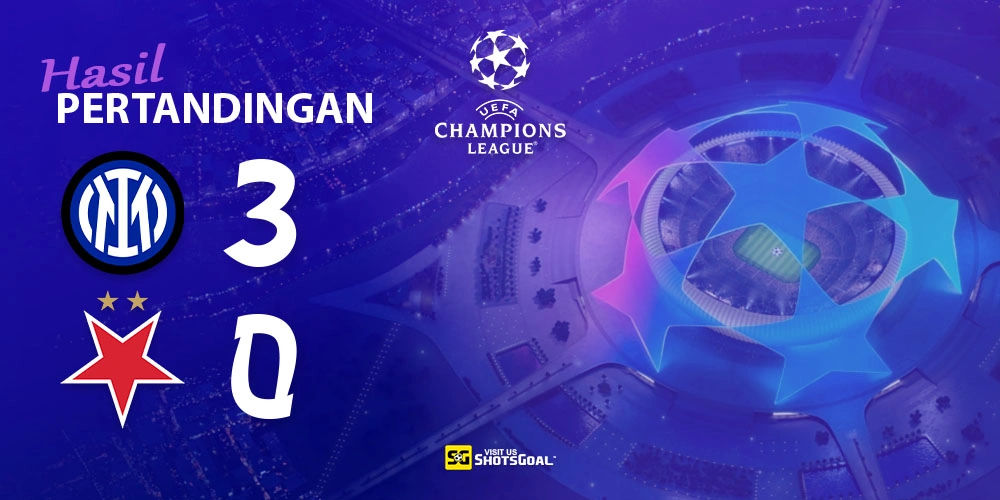 Inter 3-0 Slavia Prague - Inter Masih Sempurna