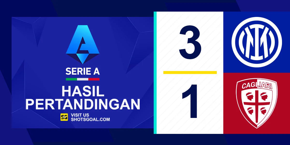 Inter 3-1 Cagliari - Inter Menang Meyakinkan