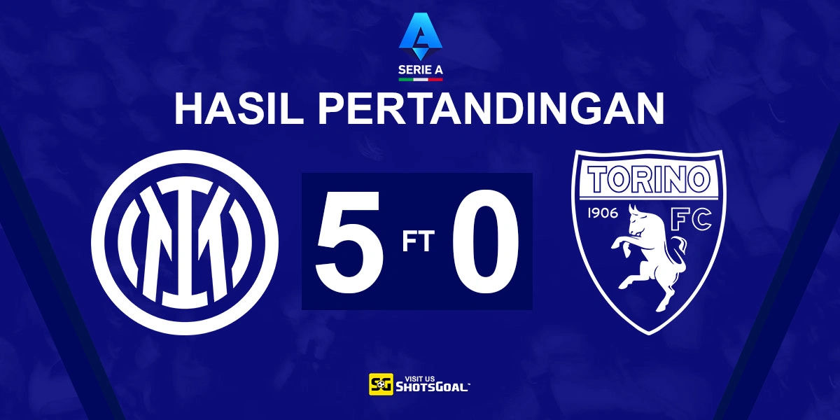 Inter 5-0 Torino - Inter Buka Era Chivu dengan Kemenangan Telak