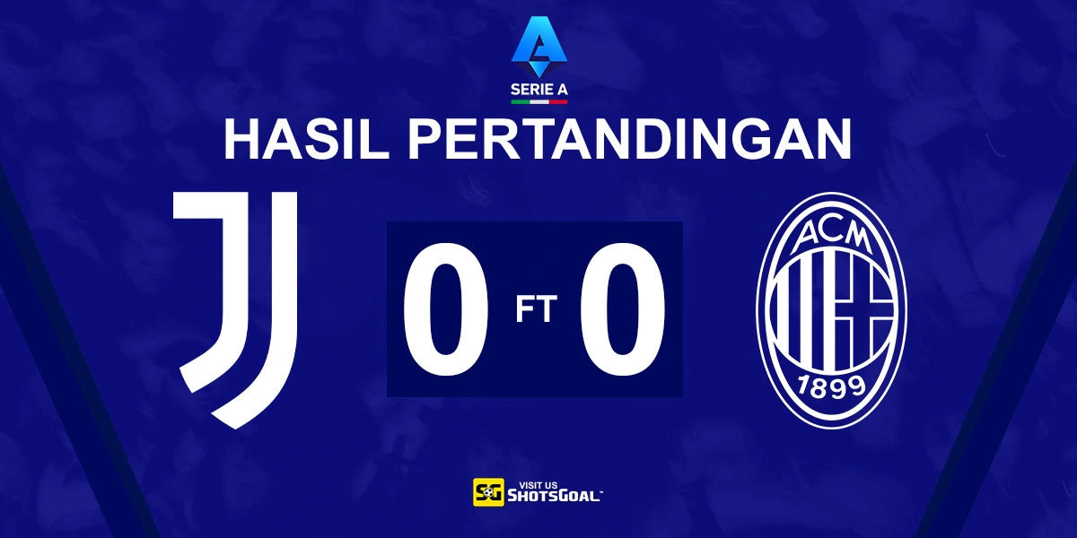 Juventus 0-0 AC Milan - Juventus Imbang Kelima Beruntun di Semua Kompetisi