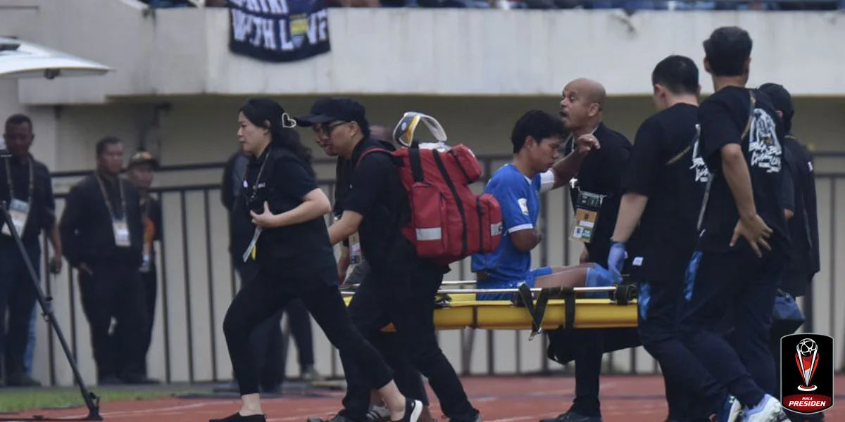 Achmad Jufriyanto Alami Patah Dua Tulang Rusuk Saat Bela Persib di Piala Presiden 2025