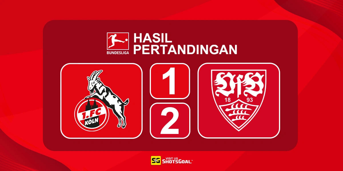 Koln 1-2 Stuttgart - Koln Kalah Lagi