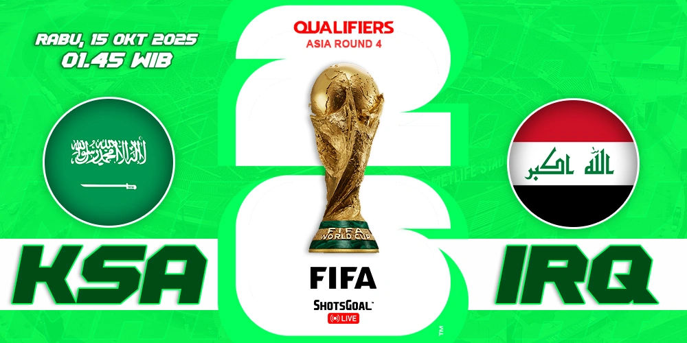 Prediksi Ronde Keempat Kualifikasi Piala Dunia 2026: Arab Saudi vs. Irak 15 Oktober 2025