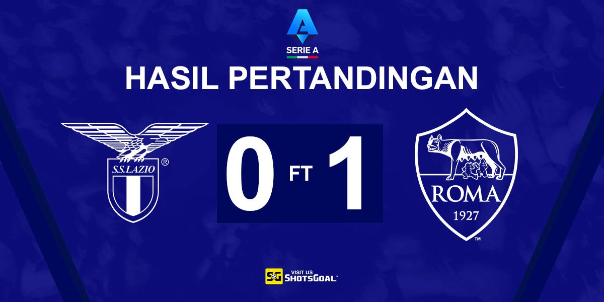 Lazio 0-1 AS Roma - Dua Kartu Merah Tenggelamkan Lazio