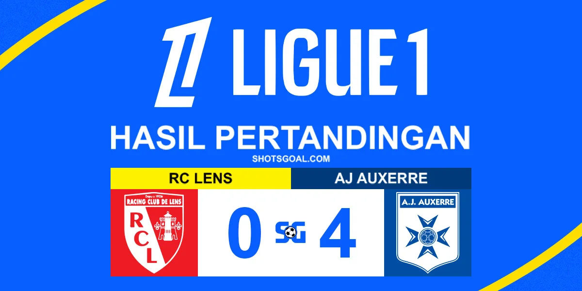 Lens 0-4 Auxerre - Auxerre Pesta Gol
