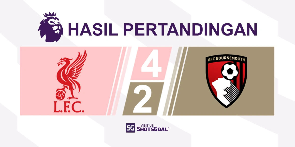 Liverpool 4-2 Bournemouth - Juara Bertahan Memulai Langkahnya dengan Kemenangan