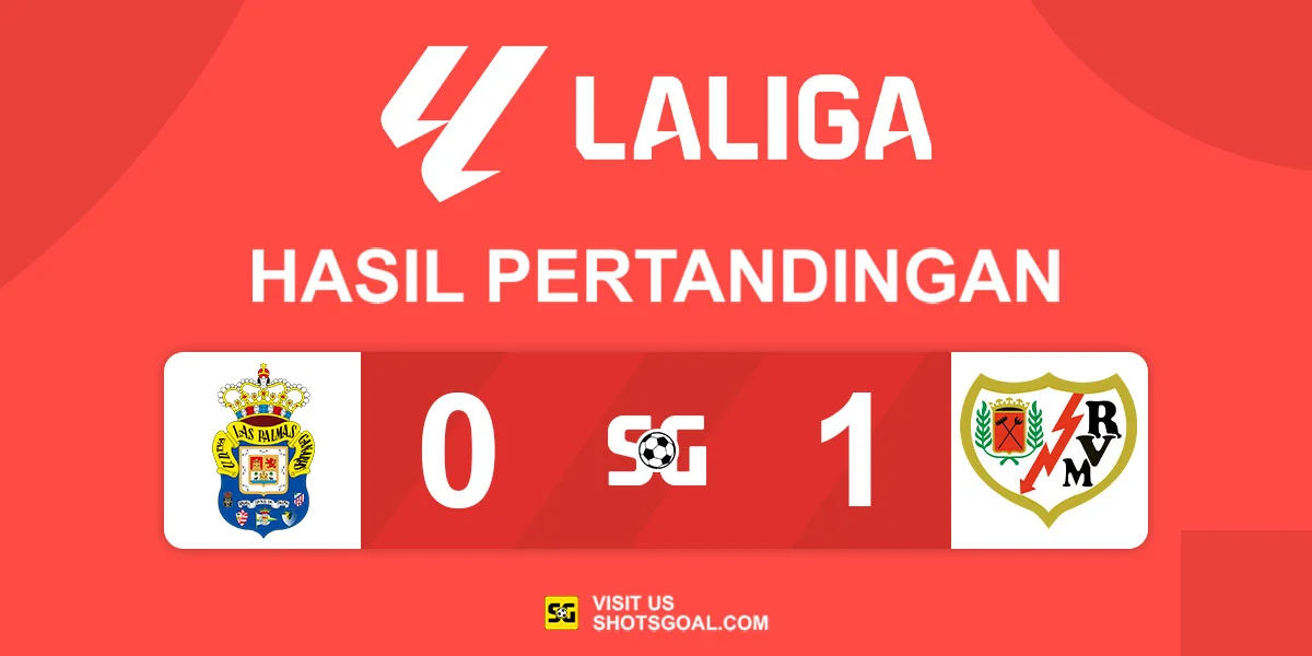 Las Palmas 0-1 Rayo Vallecano - Las Palmas di Ujung Degradasi