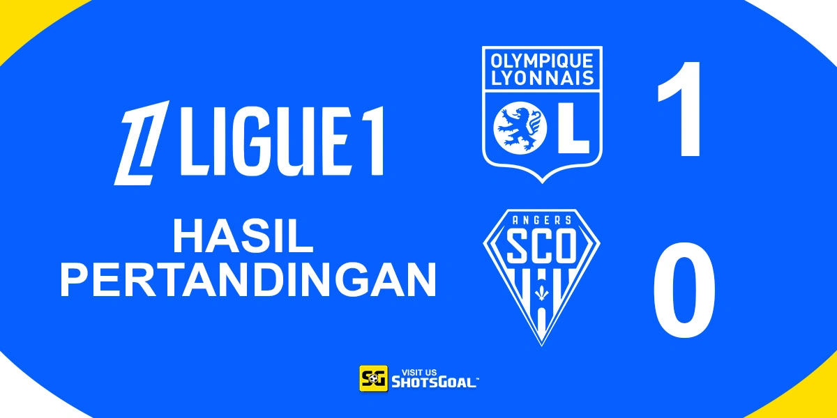 Lyon 1-0 Angers - Lyon Masih Sempurna di Kandang