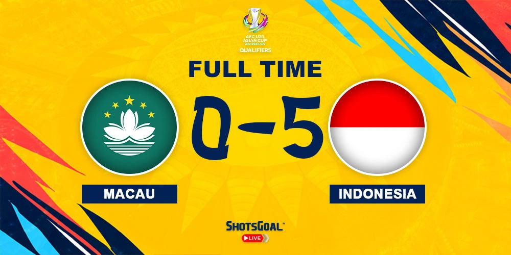 Hasil Kualifikasi Piala Asia U-23 2026: Timnas Indonesia U-23 Bantai Makau U-23 dengan Skor 0-5!