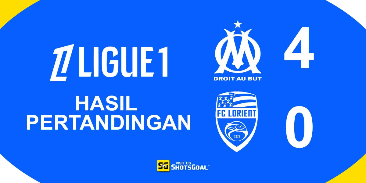 Marseille 4-0 Lorient - Marseille Pesta Gol