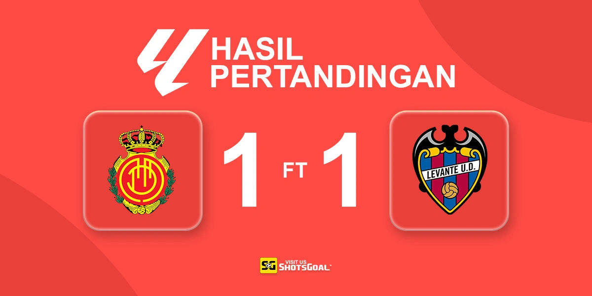 Mallorca 1-1 Levante - Levante Buang Kemenangan Lagi
