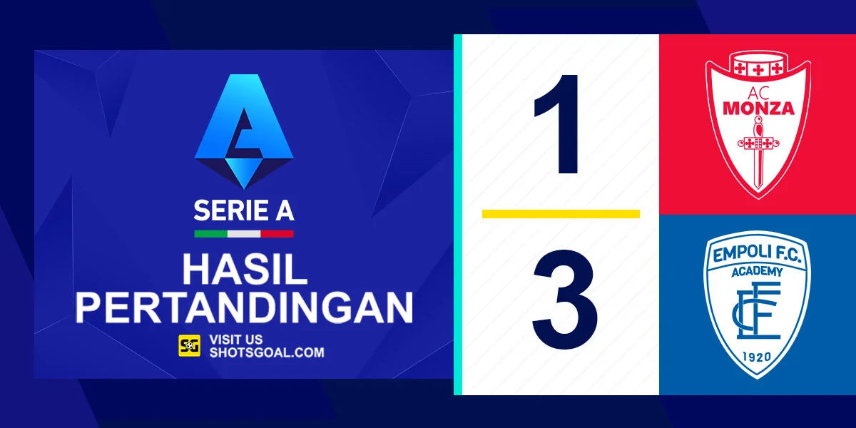 Monza 1-3 Empoli - Empoli Buka Asa Lolos Degradasi