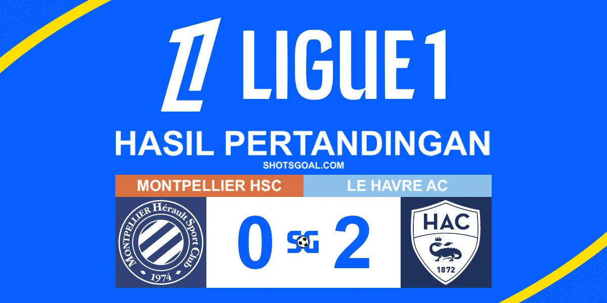 Montpellier 0-2 Le Havre - Le Havre Menangkan Duel Papan Bawah