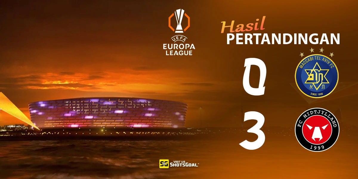 Maccabi Tel Aviv 0-3 Midtjylland - Midtjylland Rebut Puncak Klasemen