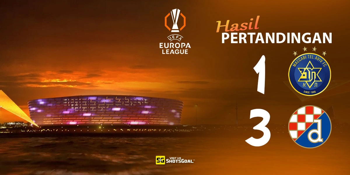 Maccabi Tel Aviv 1-3 Dinamo Zagreb - Kemenangan Layak untuk Dinamo Zagreb