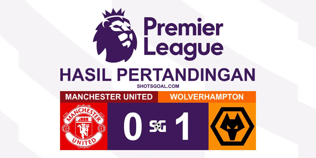 Manchester United 0-1 Wolverhampton Wanderers - Wolverhampton Wanderers Menang Tipis