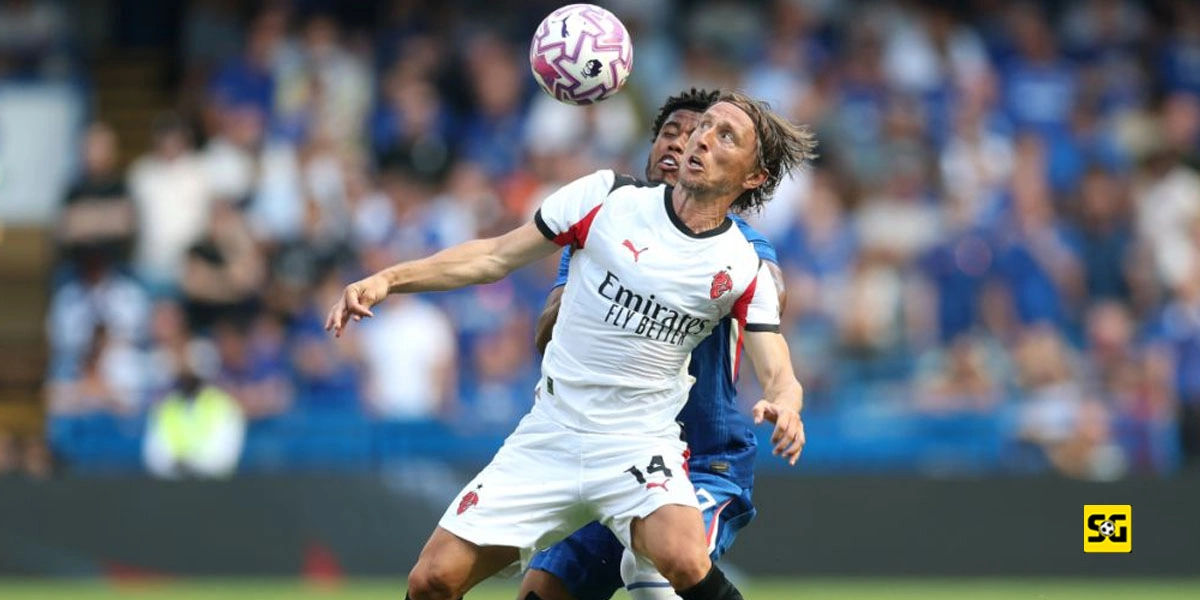 Luka Modric Jalani Debutnya untuk AC Milan!