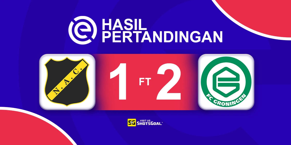 NAC Breda 1-2 Groningen - Groningen Naik ke Peringkat Empat