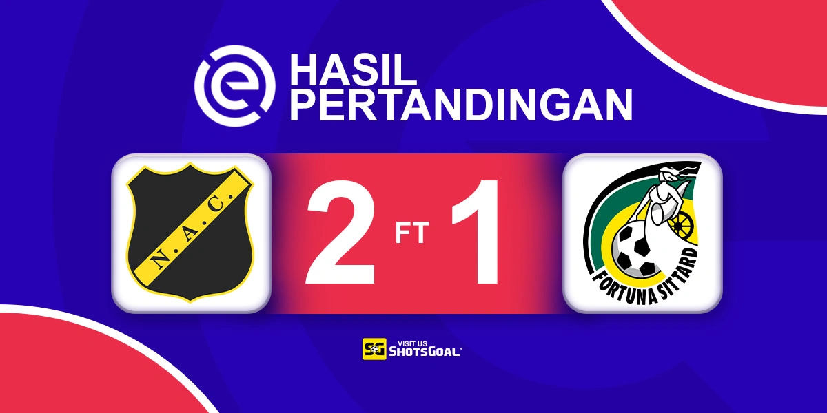 NAC Breda 2-1 Fortuna Sittard - Holtby Jadi Bintang Kemenangan NAC Breda