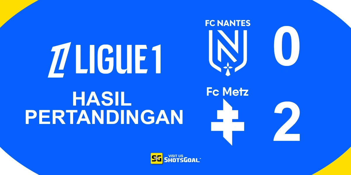 Nantes 0-2 Metz - Nantes Kalah Lagi di Kandang