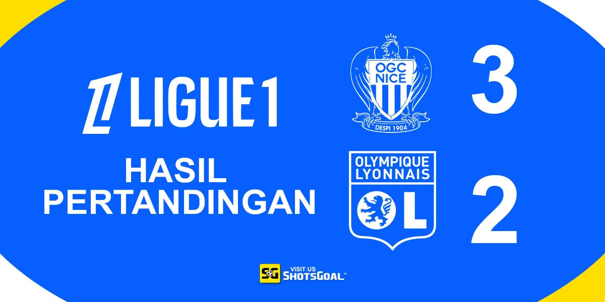 Nice 3-2 Lyon - Kegagalan Penalti Gagalkan Lyon