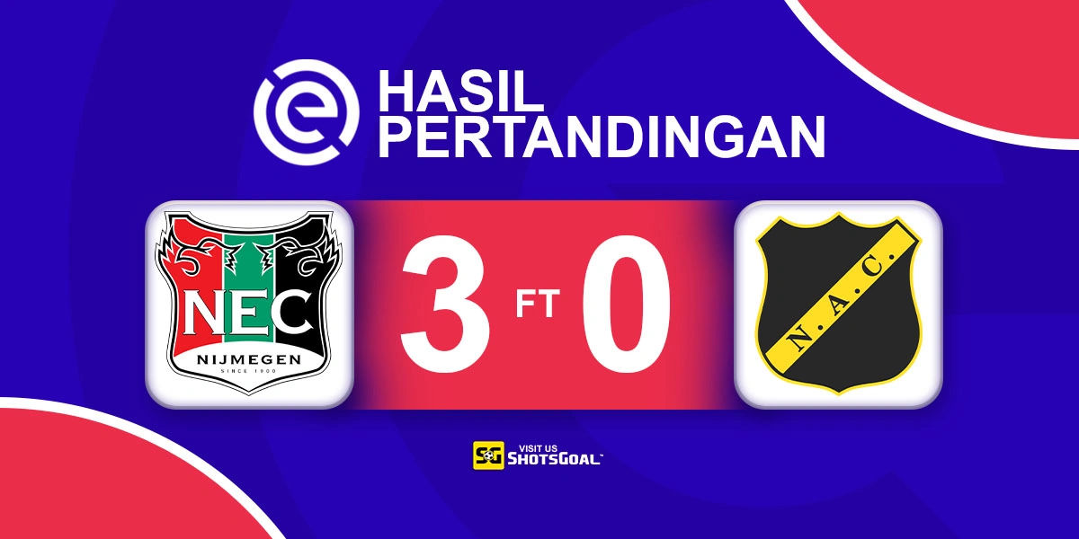 Nijmegen 3-0 NAC Breda - Nijmegen Kembali ke Puncak Klasemen