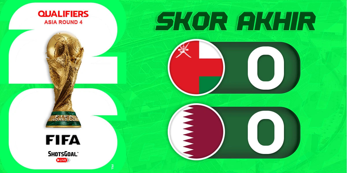 Oman 0-0 Qatar - Oman dan Qatar Berbagi Poin