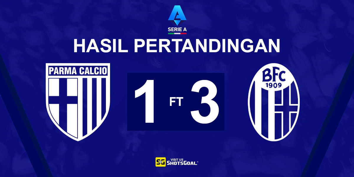 Parma 1-3 Bologna - Kartu Merah Permudah Jalan Bologna