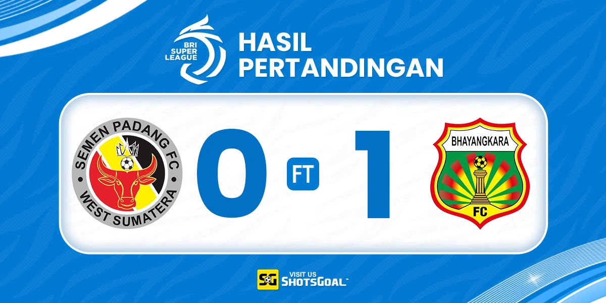 Semen Padang 0-1 Bhayangkara - Kemenangan Tipis di Padang