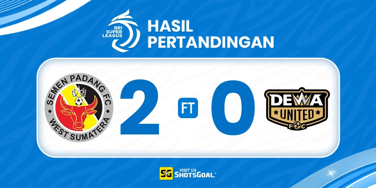 Semen Padang 2-0 Dewa United Banten - Dua Gol Telat Benamkan Dewa United Banten